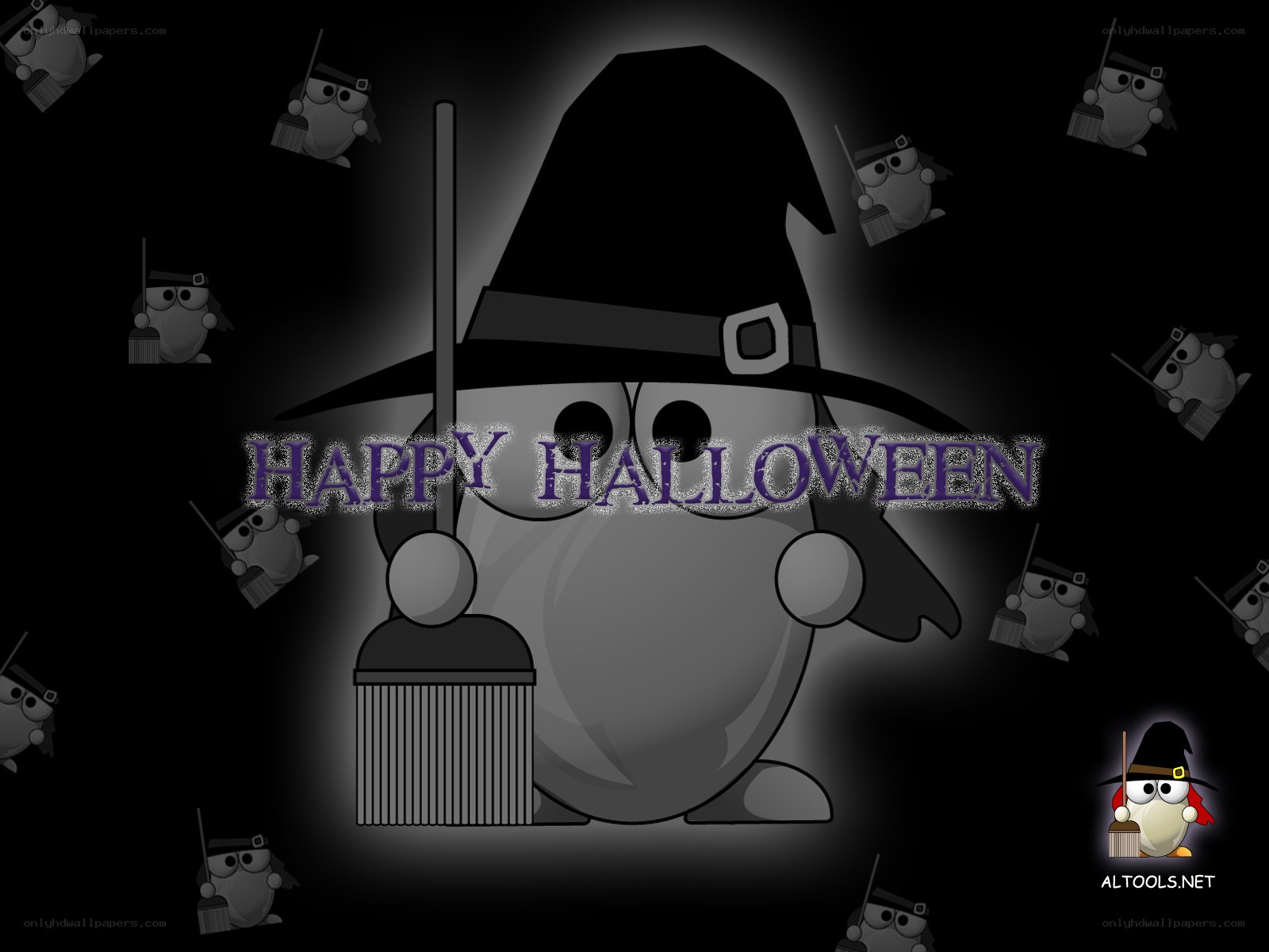 Happy Halloween penguin