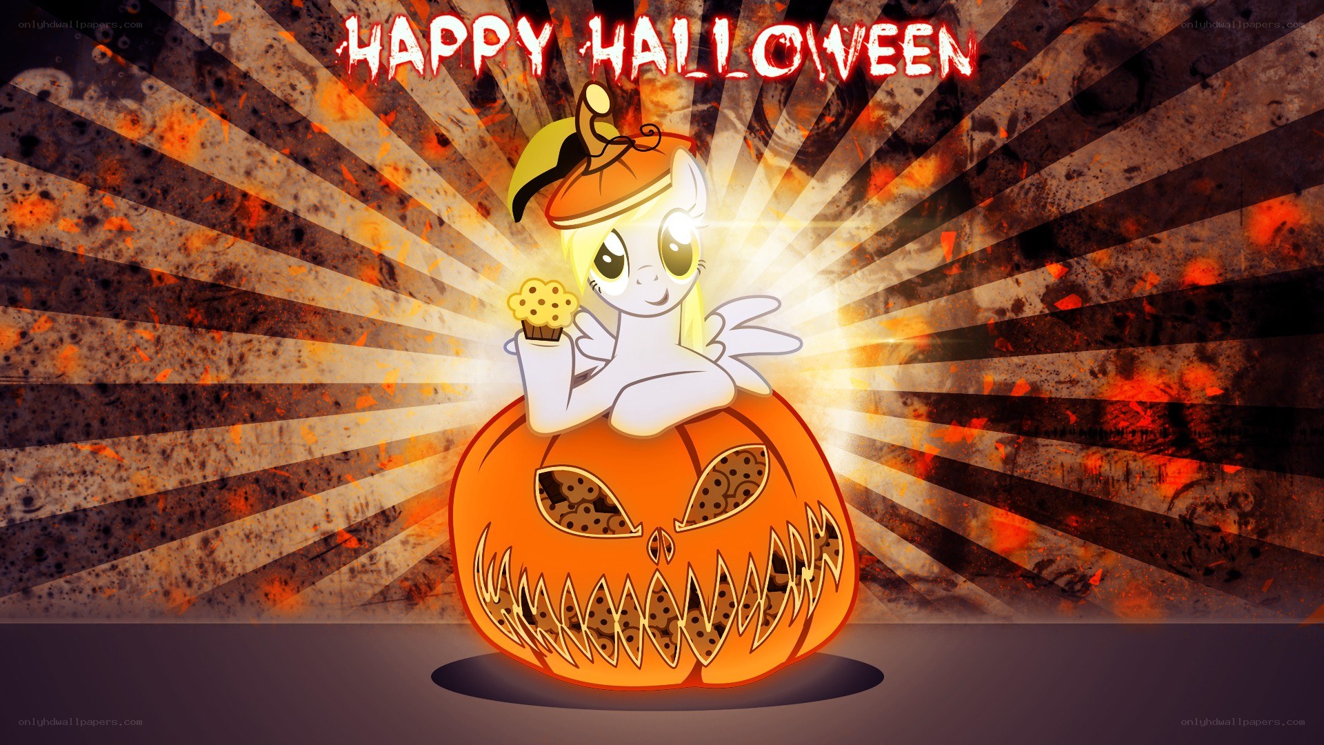 Happy Halloween pony