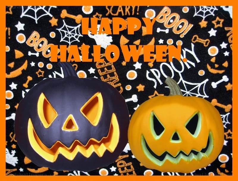 Happy Halloween pumpkins
