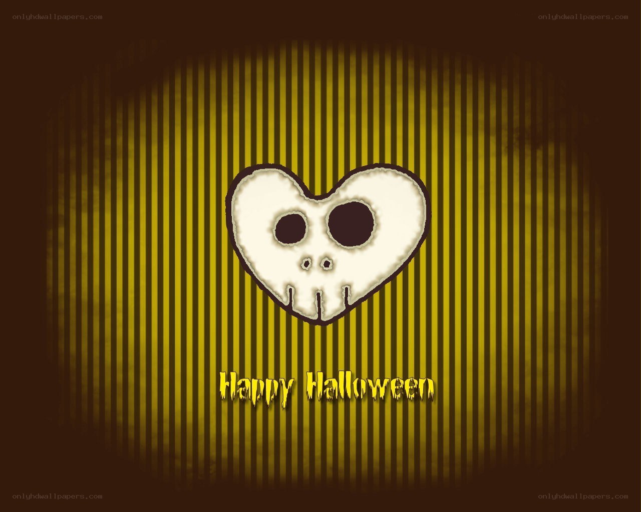 Happy Halloween skull