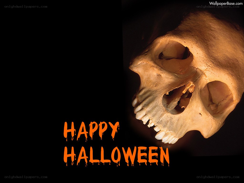 Happy Halloween skull