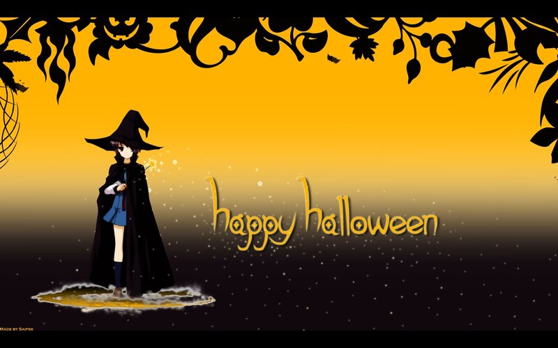 Happy Halloween witch