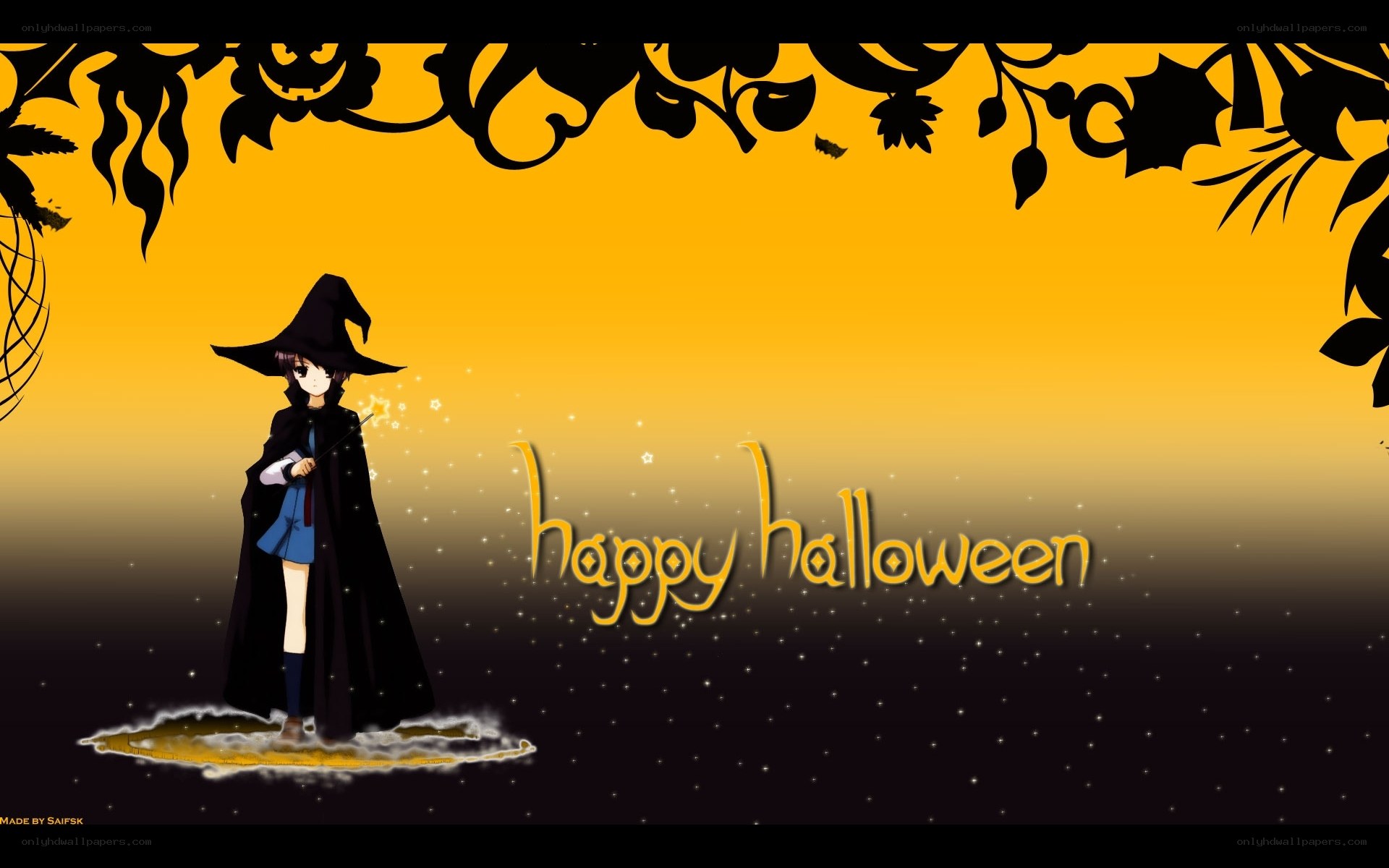 Happy Halloween witch