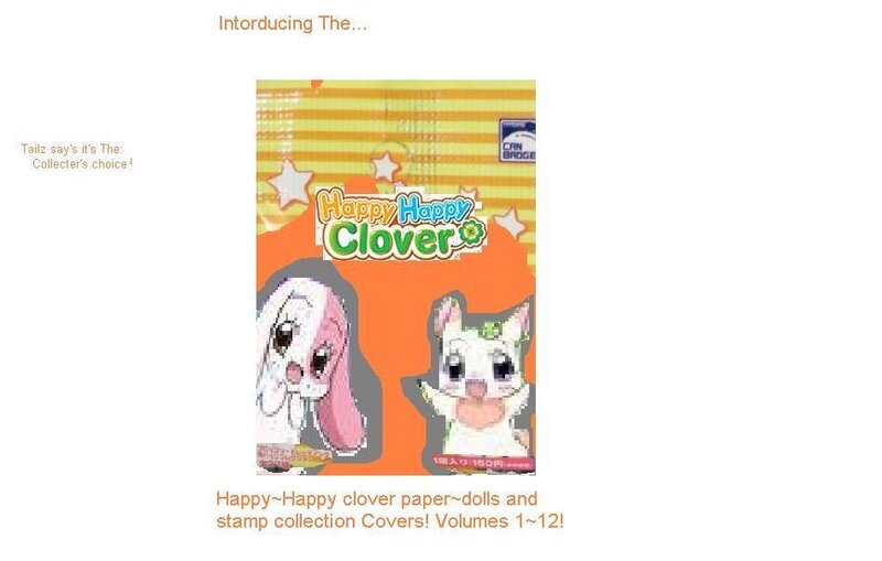 Happy Happy Clover paper dolls