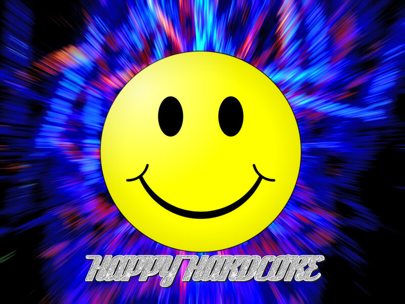 happy hardcore smiley face
