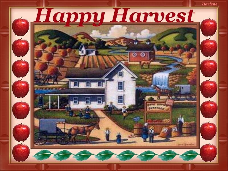 Happy Harvest Farm Scene