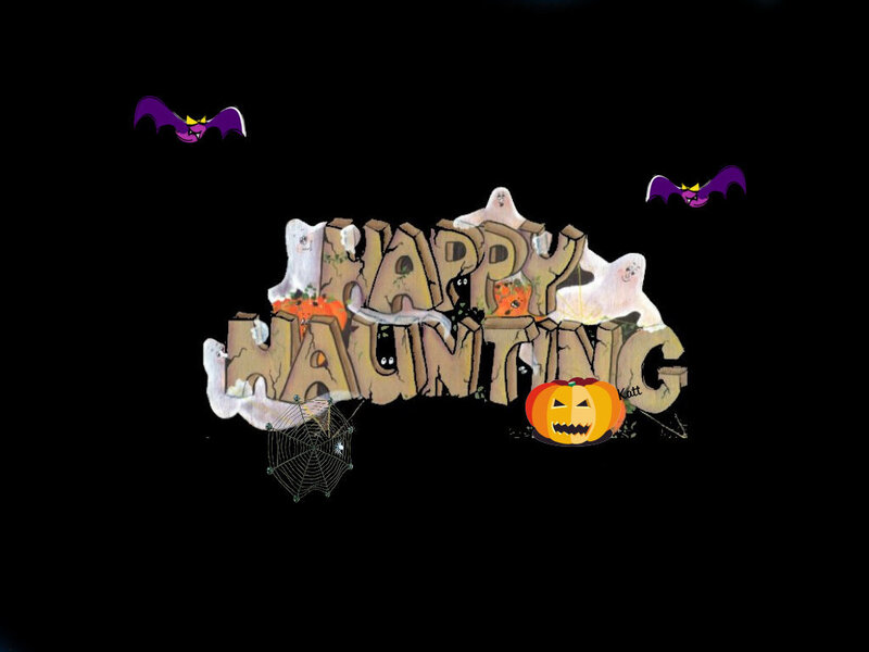Happy Haunting Halloween design
