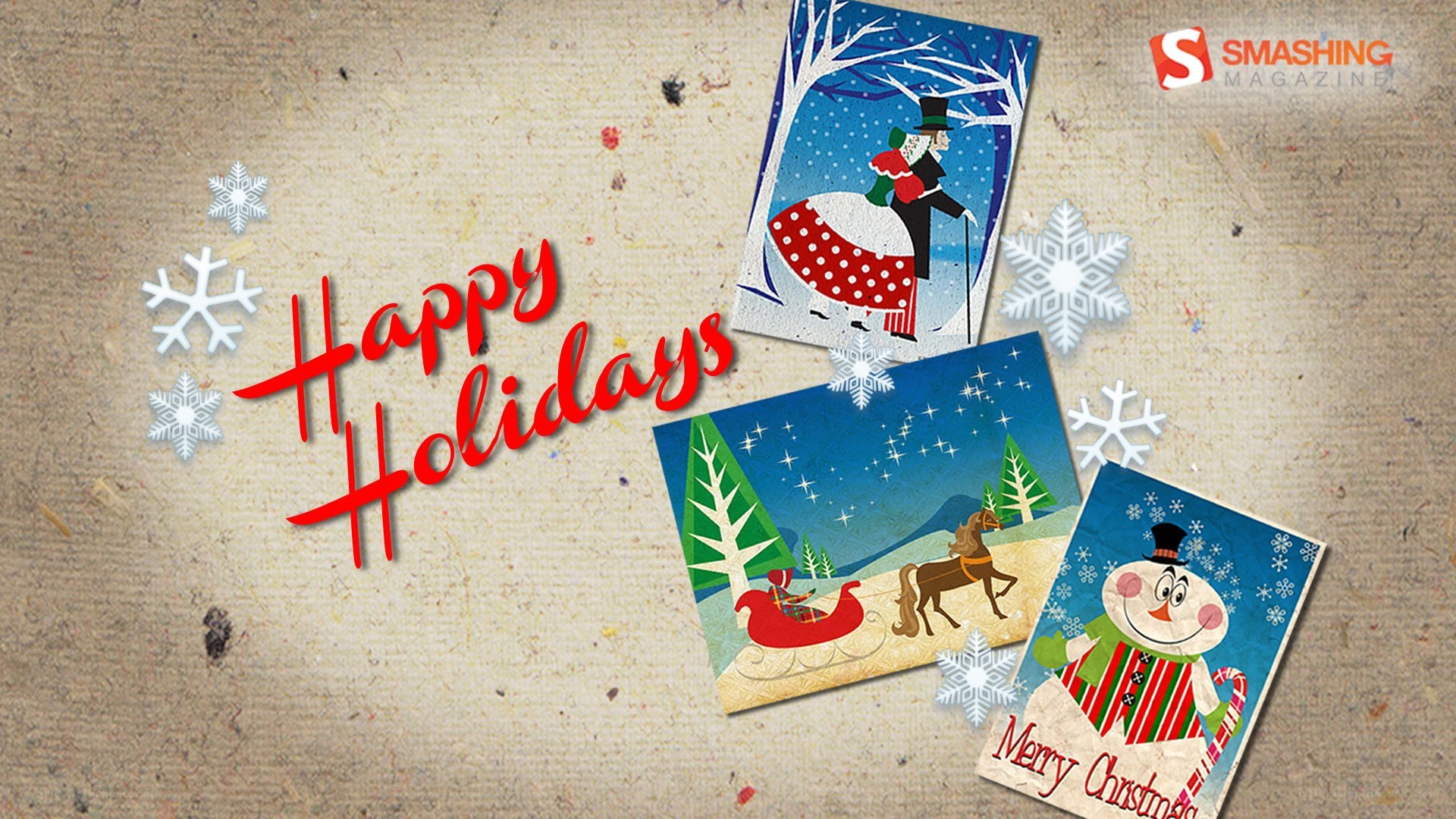 Happy Holidays greeting cards