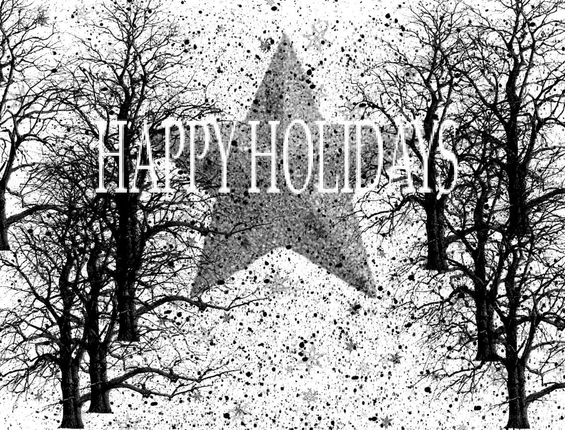 Happy Holidays holiday card