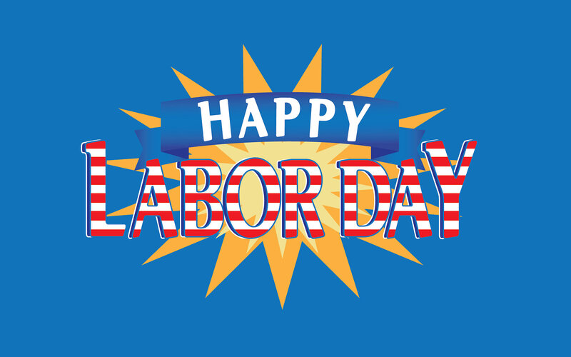 Happy Labor Day Text