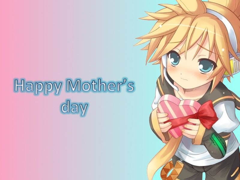 Happy Mother's Day anime character