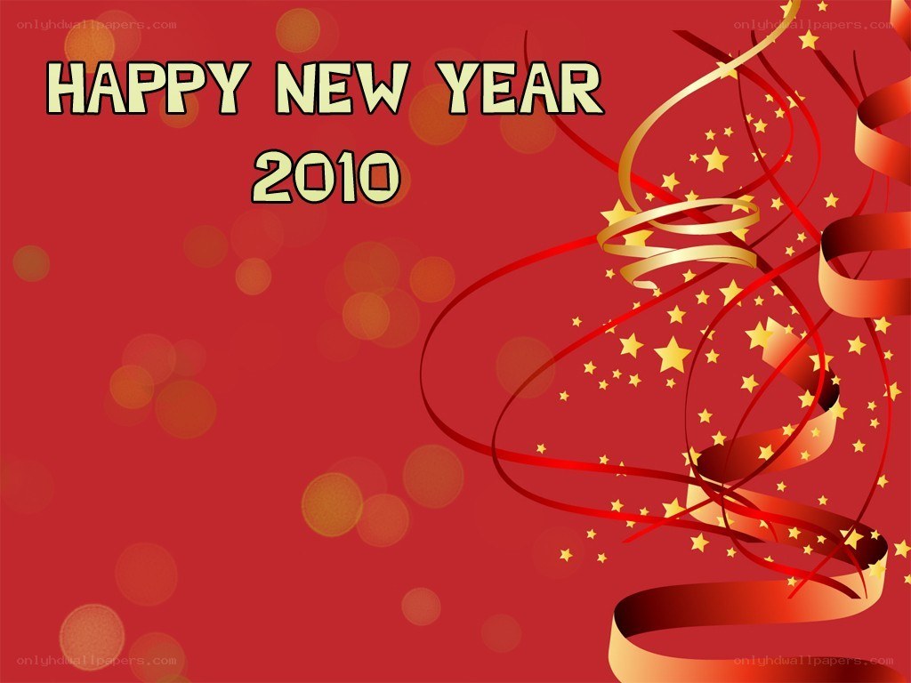 Happy New Year 2010 card