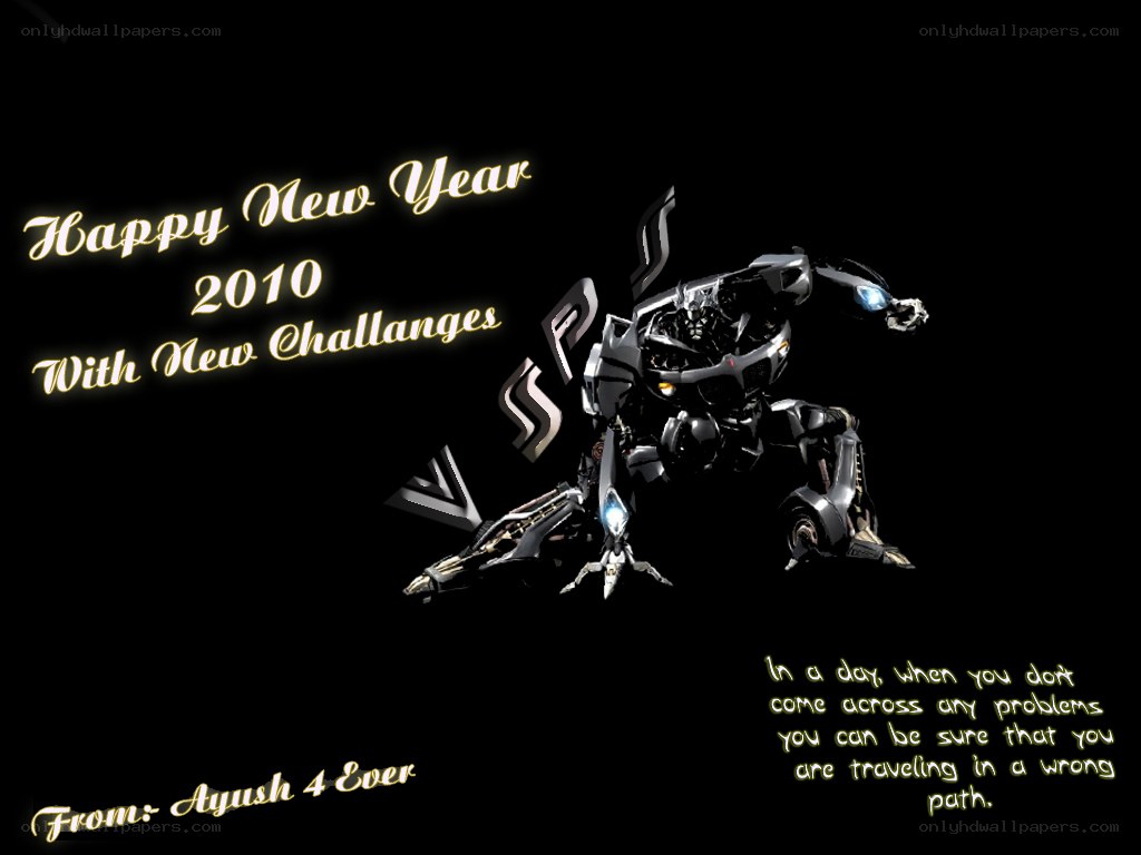 Happy New Year 2010 card