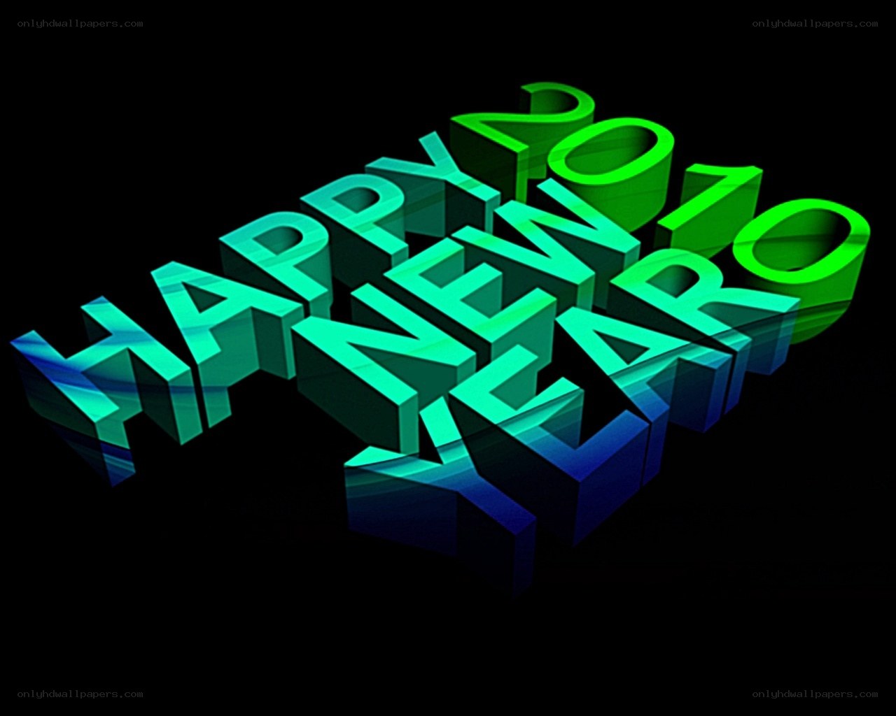 Happy New Year 2010 graphic