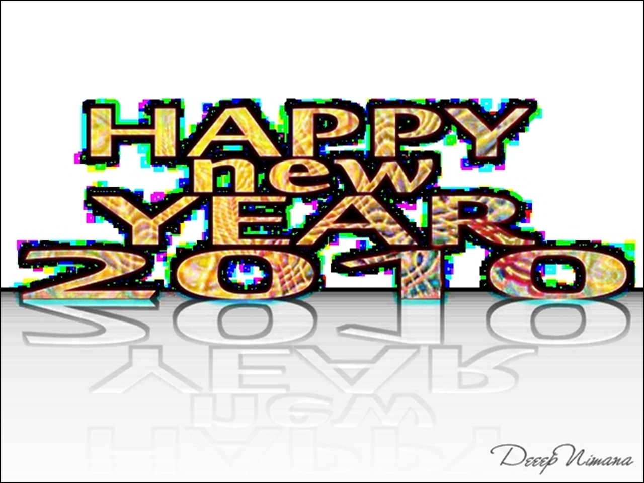 Happy New Year 2010 graphic