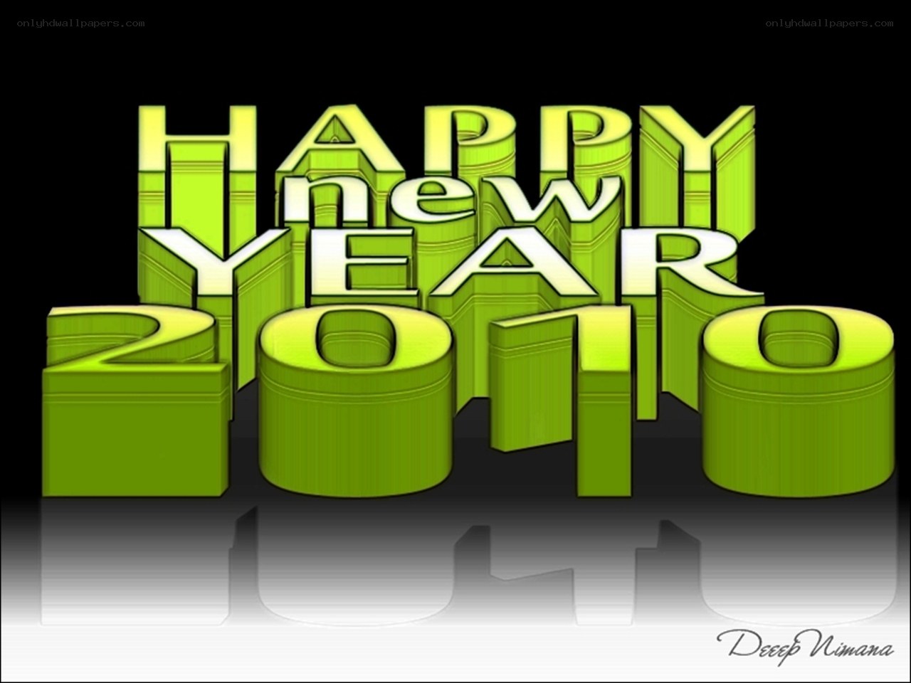 Happy New Year 2010 graphic