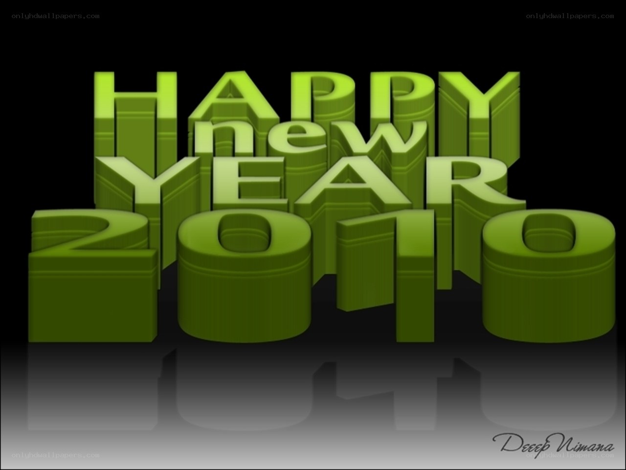 Happy New Year 2010 graphic