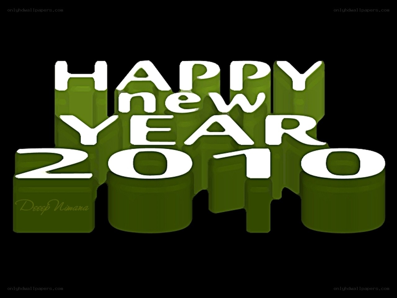 Happy New Year 2010 graphic
