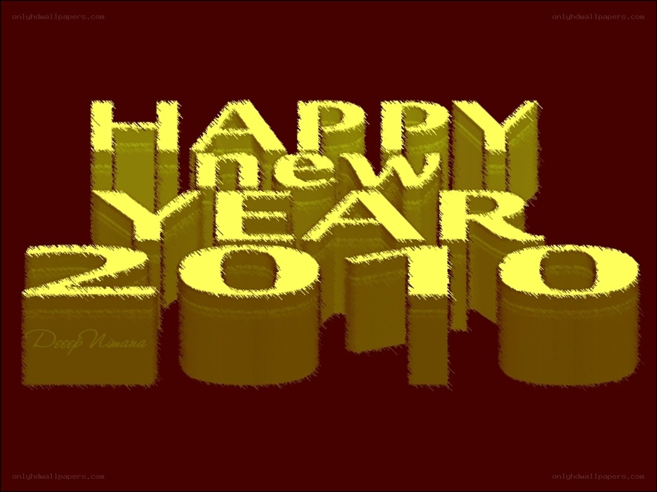 Happy New Year 2010 graphic