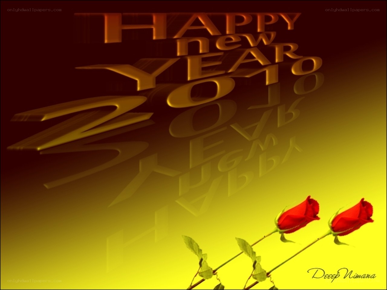 Happy New Year 2010 greeting