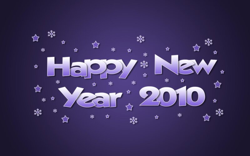 Happy New Year 2010 Text