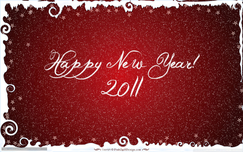 Happy New Year 2011 card