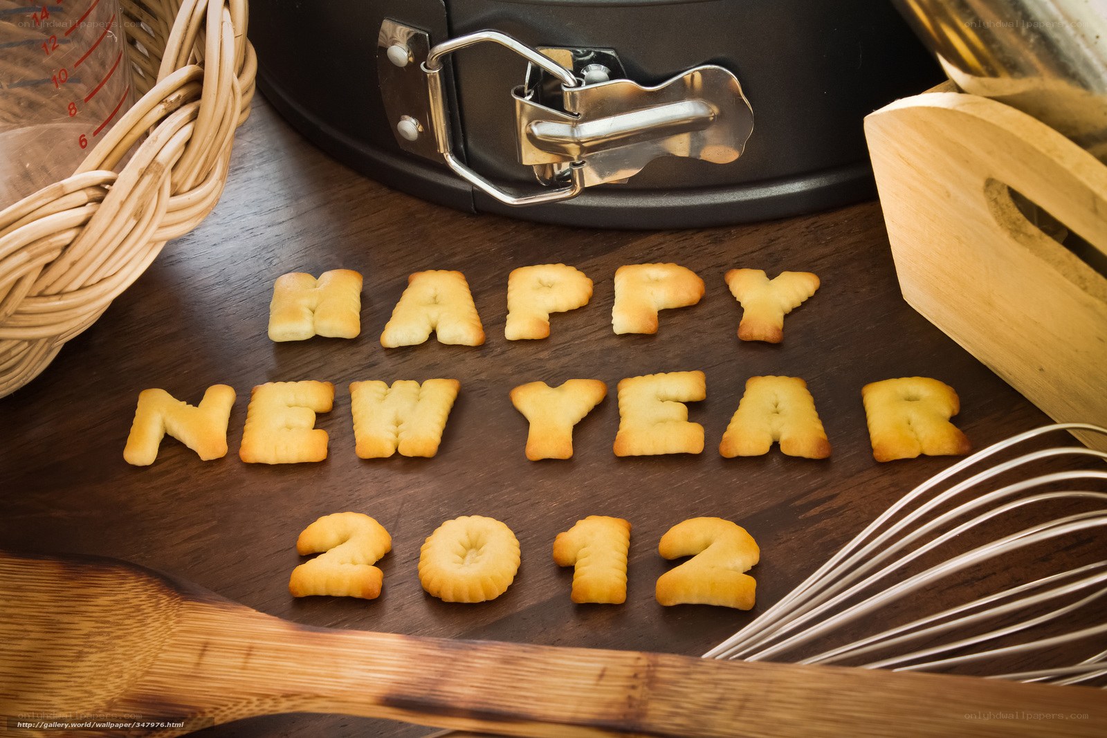Happy New Year 2012 cookies