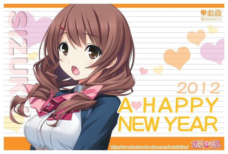 Happy New Year 2012 illustration