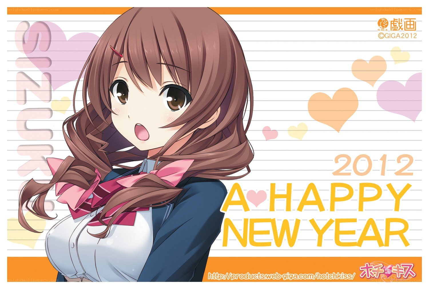 Happy New Year 2012 illustration