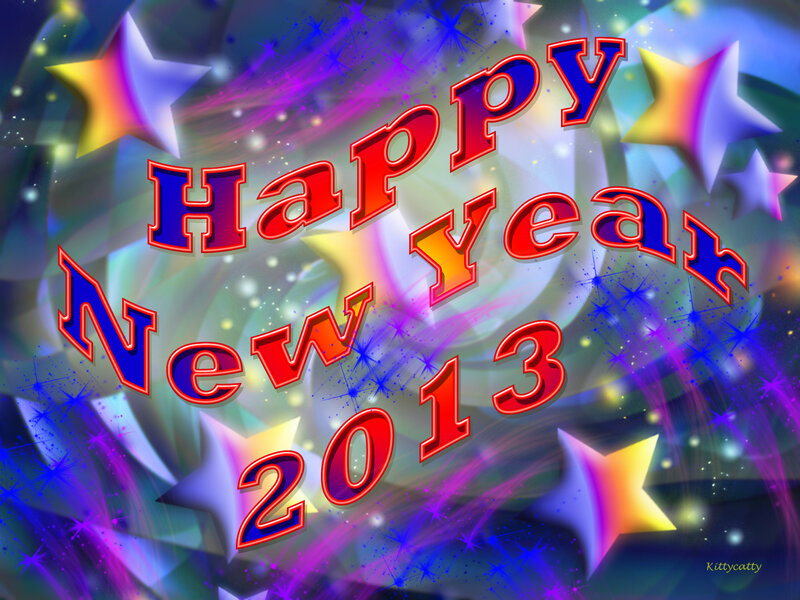 Happy New Year 2013 — Blue