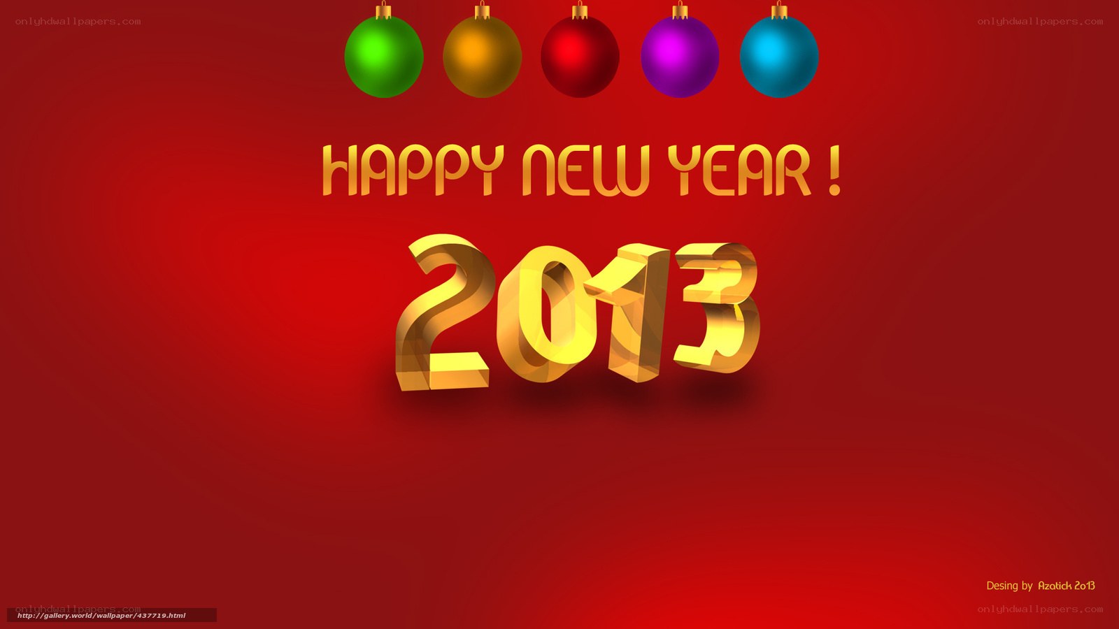 Happy New Year 2013 wallpaper