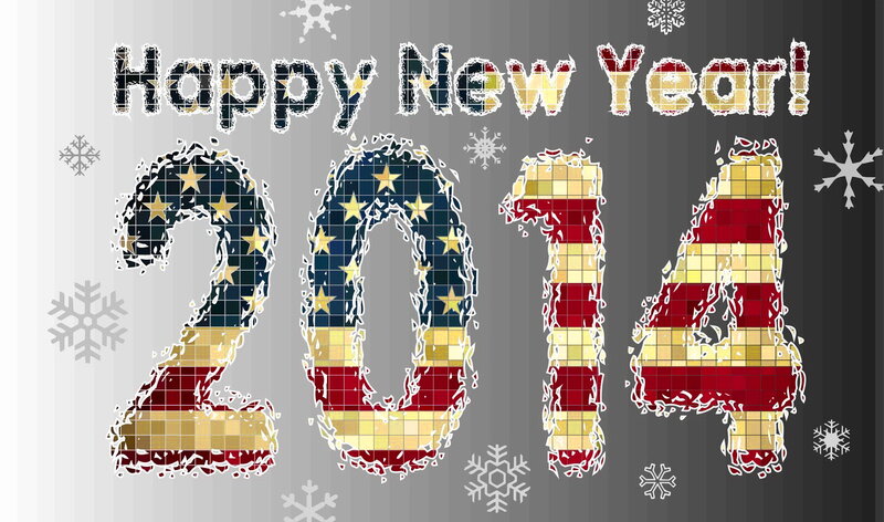 Happy New Year 2014 — Gray