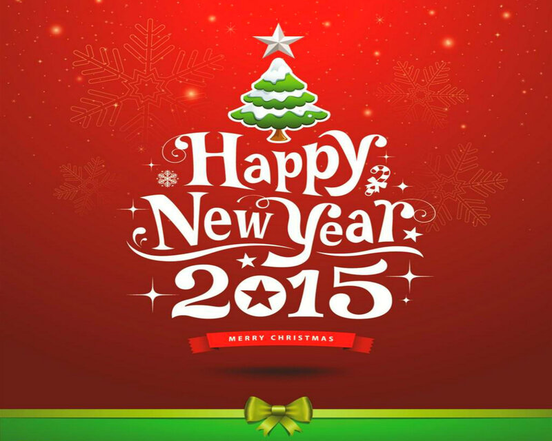 Happy New Year 2015 Card