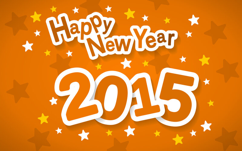 Happy New Year 2015 — Orange