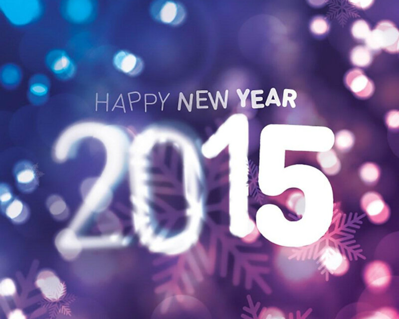 Happy New Year 2015 — Purple