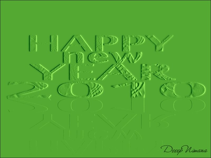 Happy New Year 2018 design