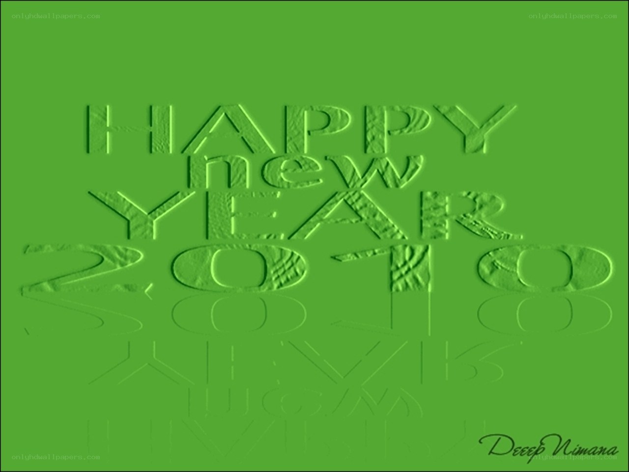 Happy New Year 2018 design