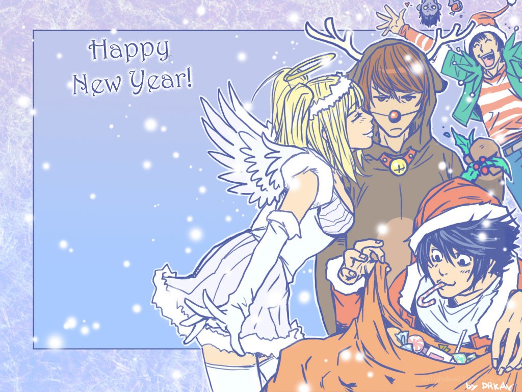 Happy New Year anime art