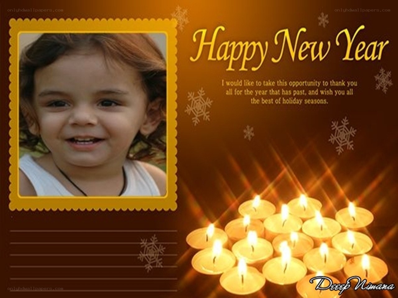 Happy New Year card