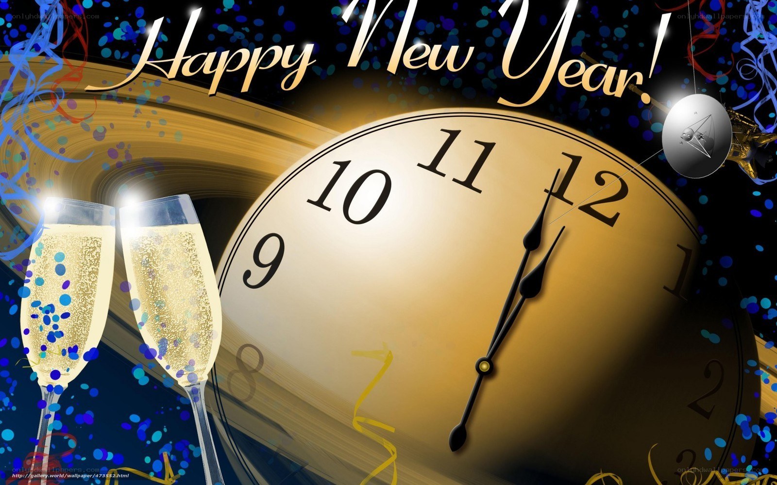 Happy New Year celebration