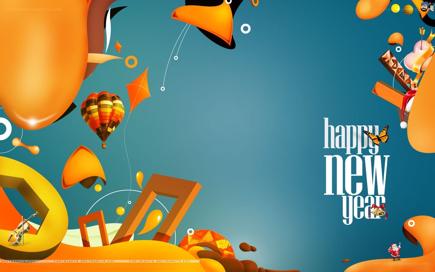 Happy New Year celebration