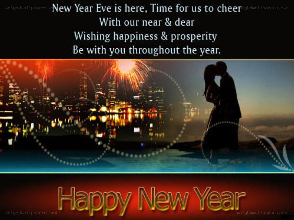 Happy New Year couple