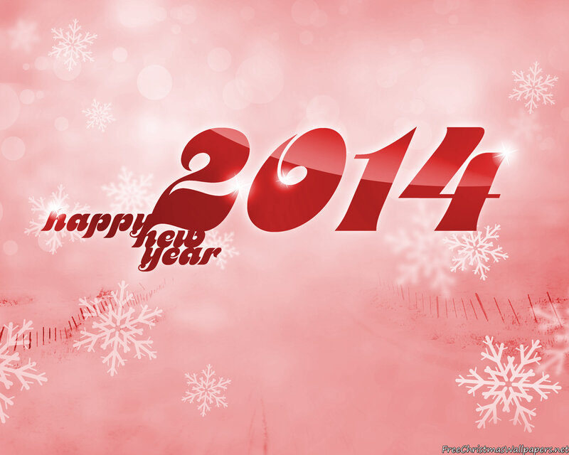 Happy New Year Graphic — Pink