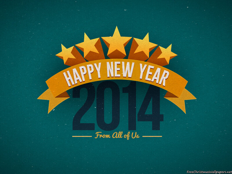 Happy New Year Graphic — Teal
