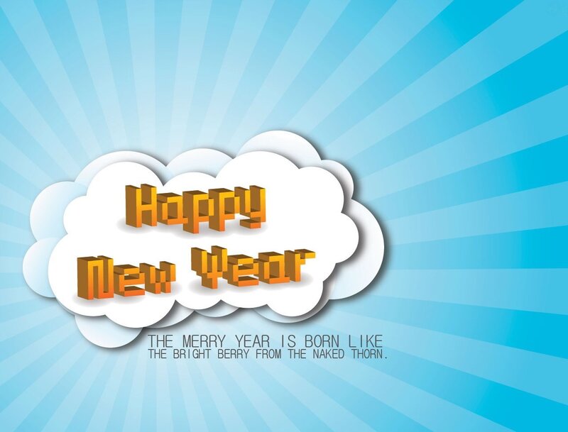 Happy New Year greeting