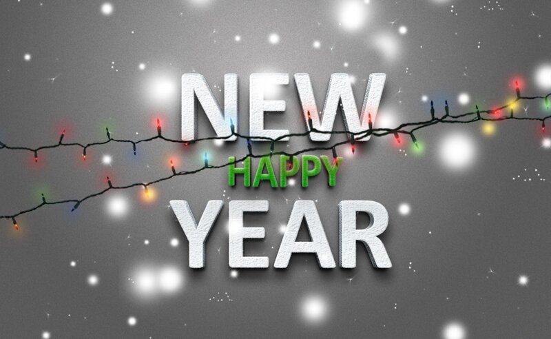 Happy New Year greeting