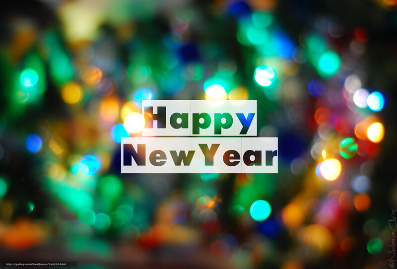 Happy New Year lights