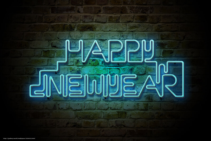 Happy New Year neon sign