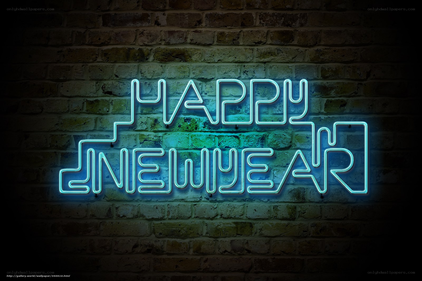 Happy New Year neon sign