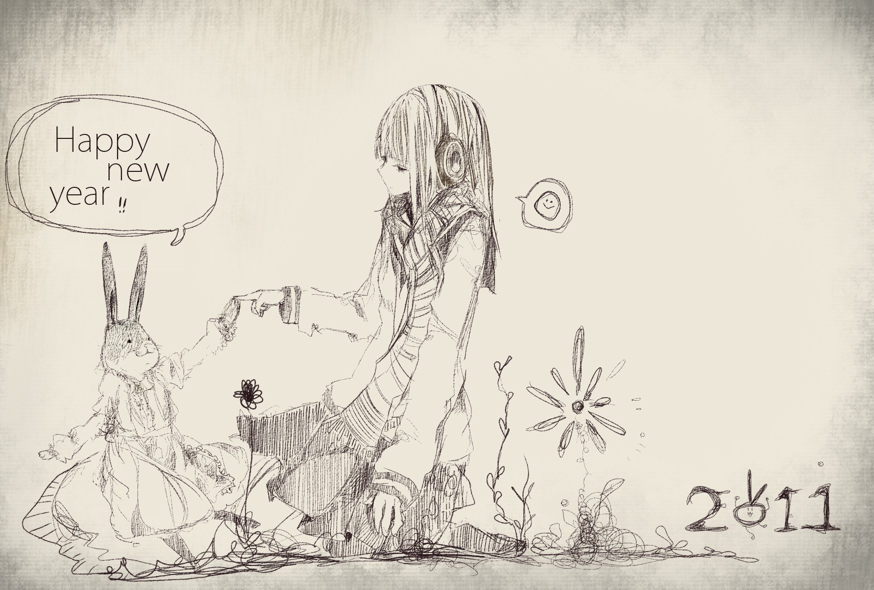 Happy New Year sketch